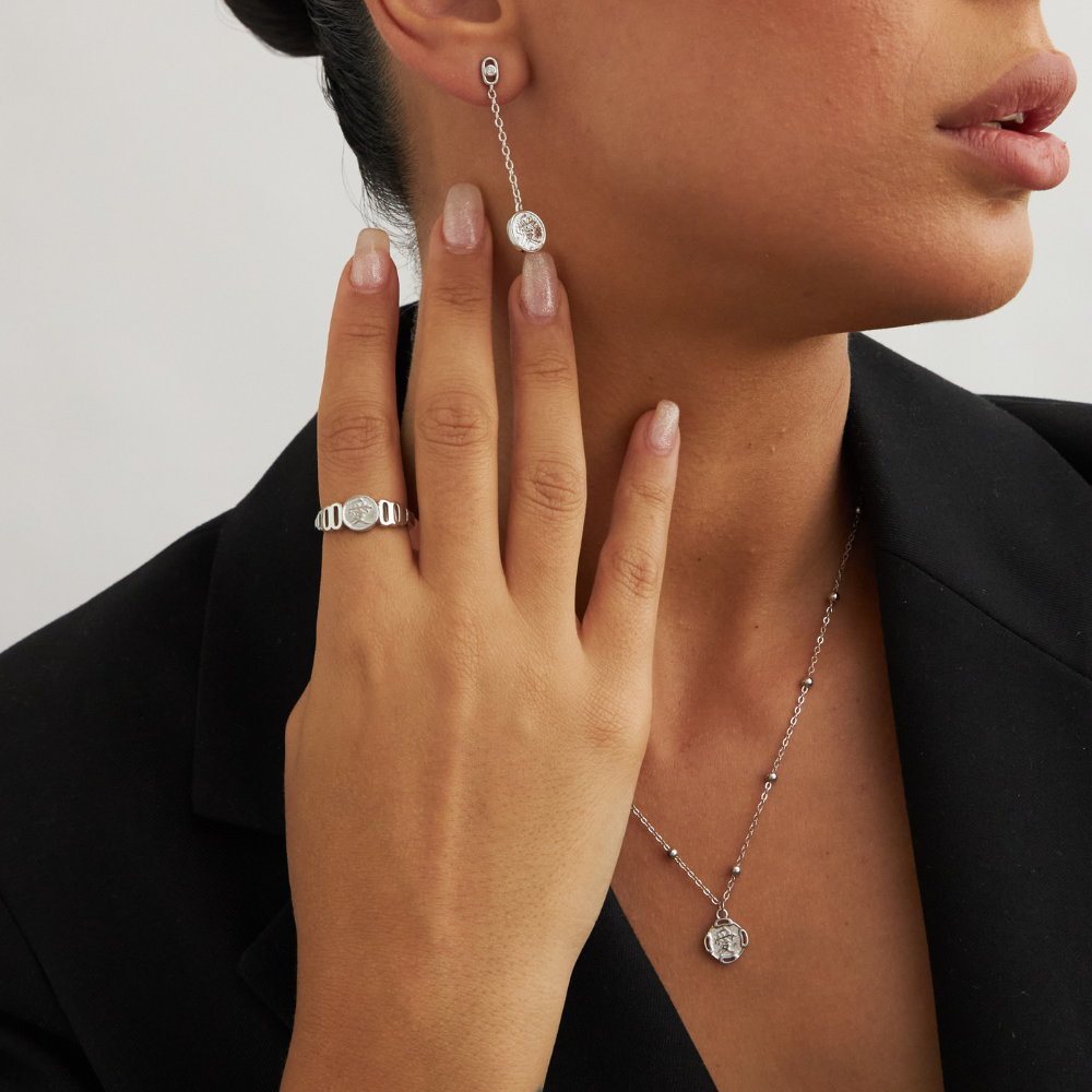 White Gold Plated