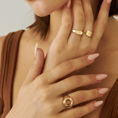 Strength Minimal Signet Ring