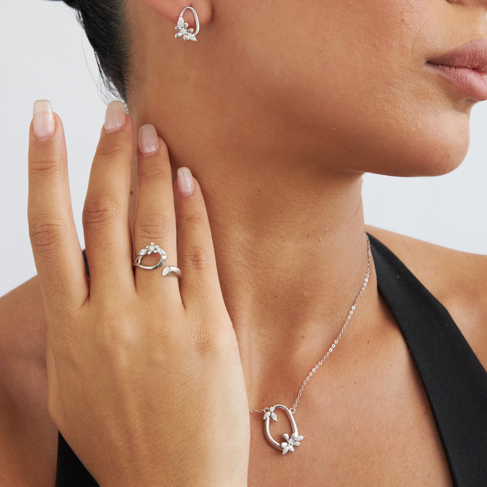 White Gold Plated