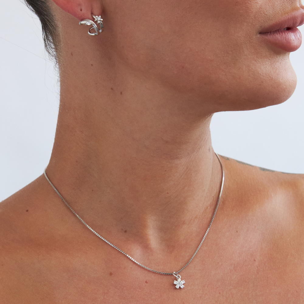 White Gold Plated