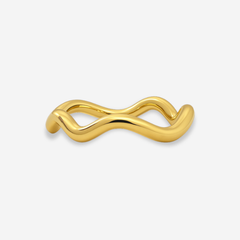 Wave Band Ring