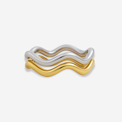 Wave Band Ring