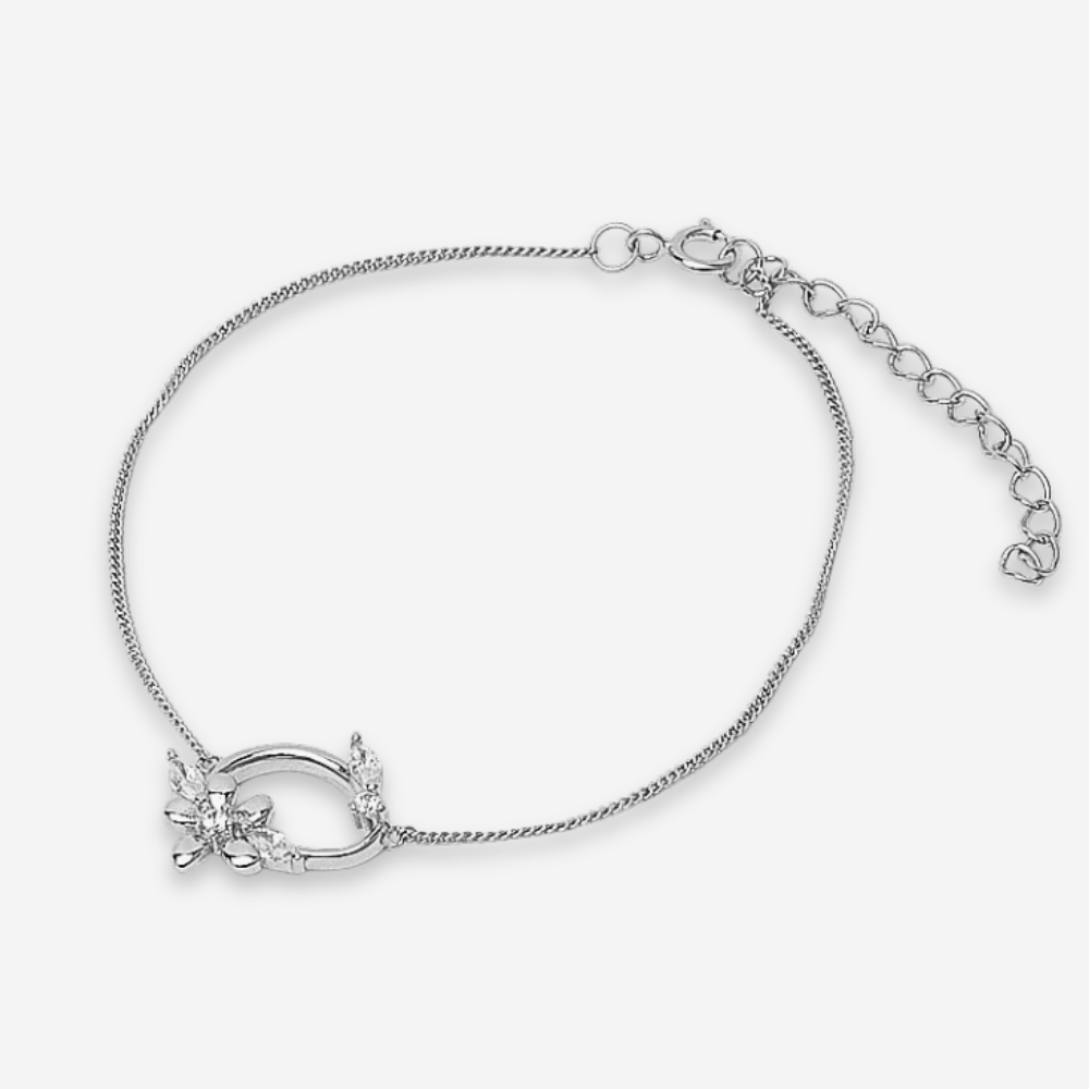 White Gold Plated